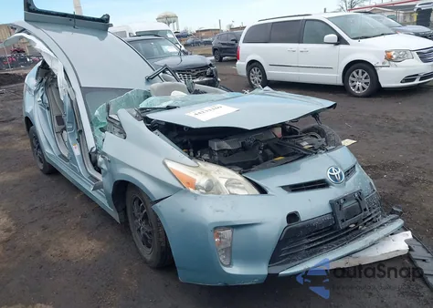 2013 Toyota Prius Two z USA, uszkodzony, nr VIN JTDKN3DU8D1721112